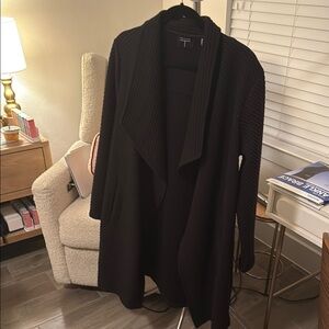 Tahari Black Women's Cardigan Sweater